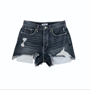 Good American Black Shorts Size 27